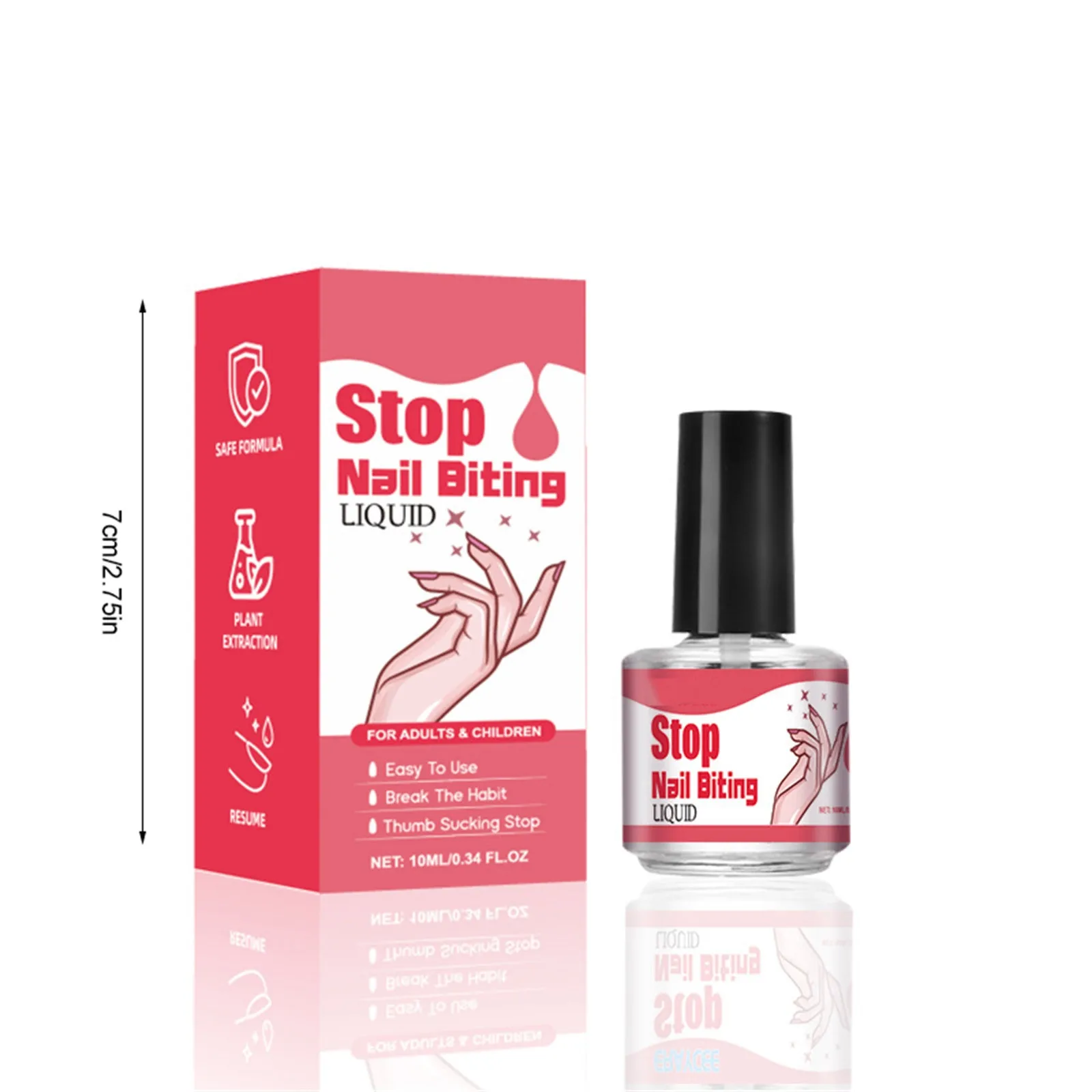 Stop Nail Biting Waters Bitter Nail Waters Helps Correct Biting Behavior Safty Thumb Sucking Stop For Kids Children 15ml nail biting stop water