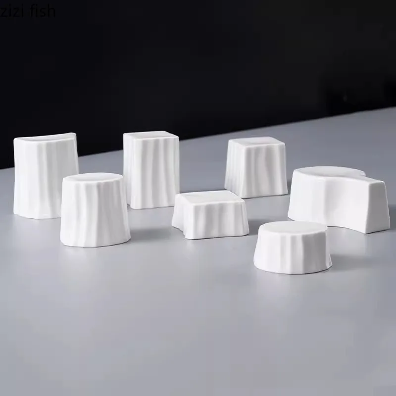 Creative Irregular Ceramic Dinner Plate Restaurant Dim Sum Plate Dessert Snack Plates Sushi Plates Specialty Tableware