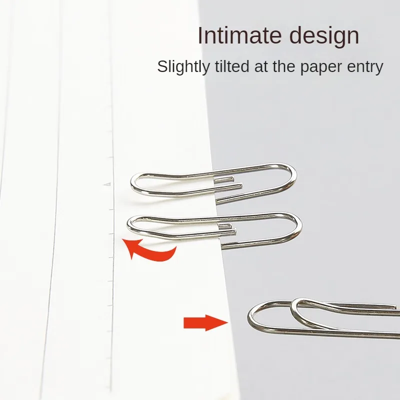M&G Nickel Plated Paper Clips Metal Rustproof Paper Clips Office Supplies 100pcs/box paper clips