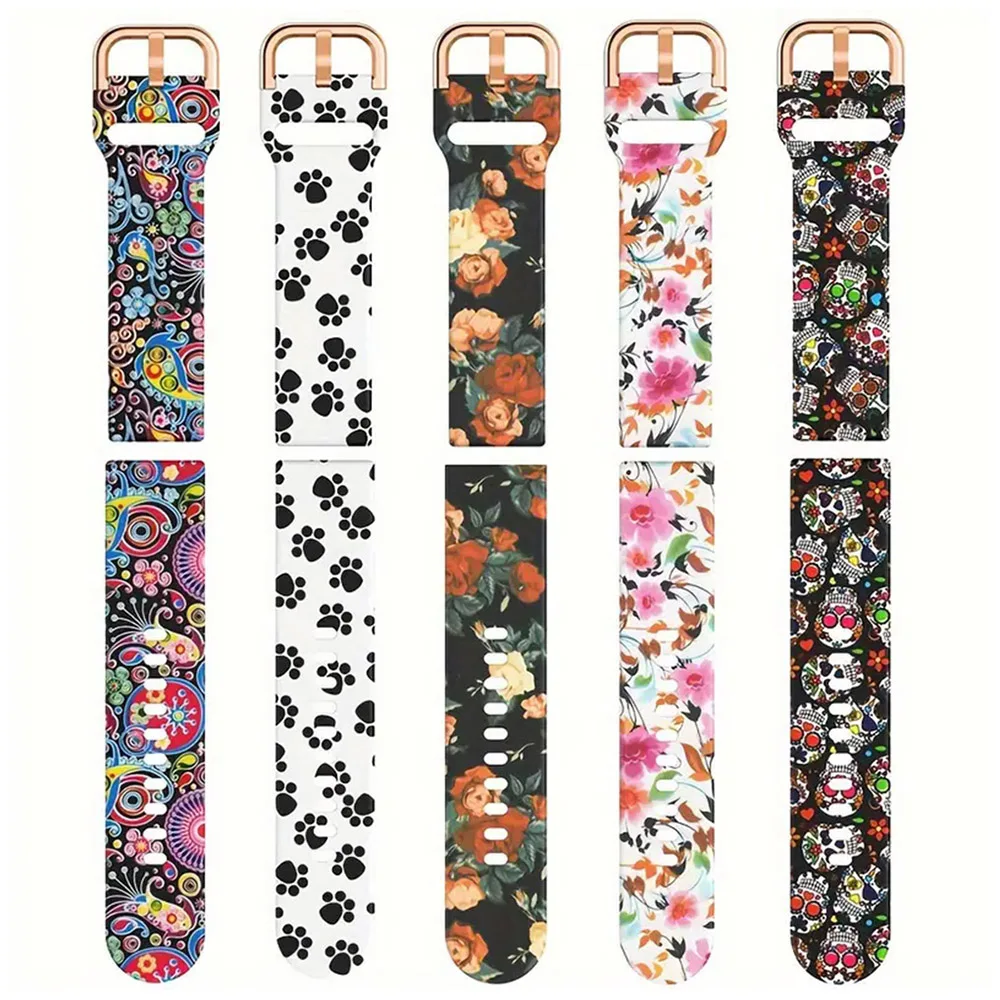 20mm Silicone Smart Watch Band – Versatile and Durable Replacement Strap