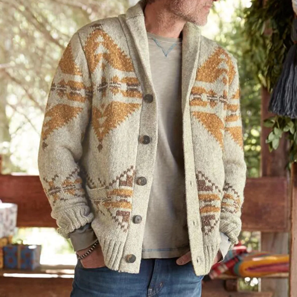 HENRY - Cardigan Tricoté pour Hommes