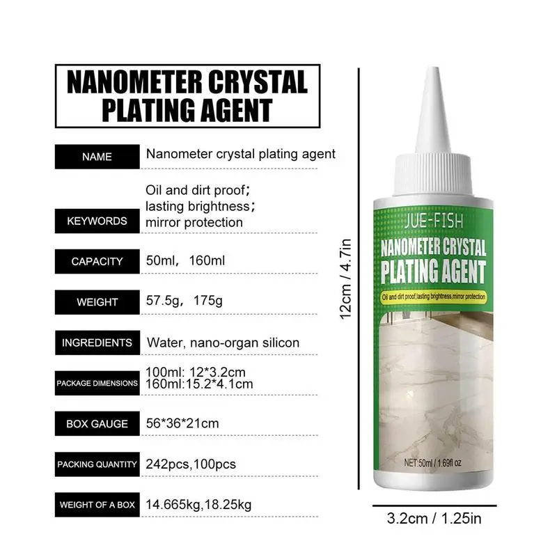 Stone Crystal Plating Agent Marble Polishing Crystal Liquid Tile Scratch Repair Brightening Restoration Nano Agent