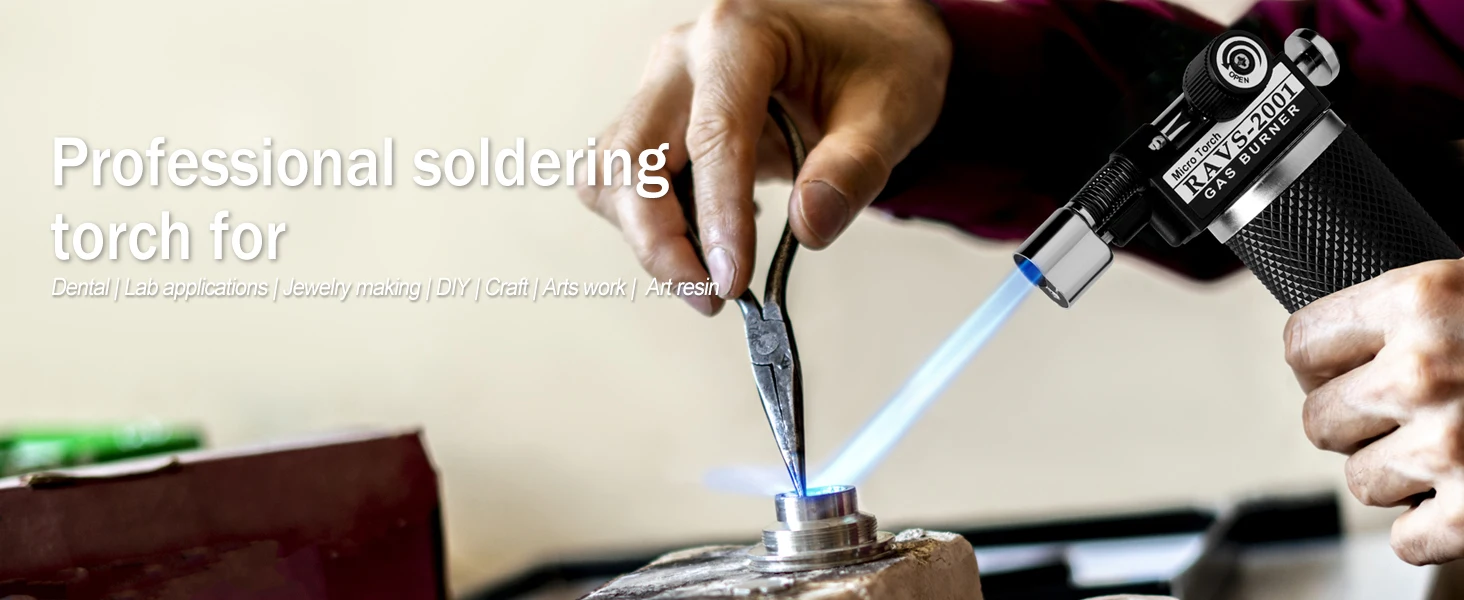 Description Picture 3 of itemHONEST Metal Windproof Butane Gas Lighter High Fire Outdoor BBQ Baking Igniter Blue Flame Turbo Torch Portable Cigar Lighter