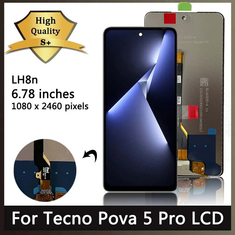 

ЖК-дисплей 6,78 дюйма для Tecno Pova 5 Pro 5Pro LH8n