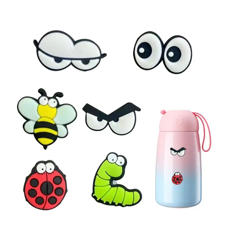 Magnetic Plant Eyes 6PCS Cute Plant Safe Magnets Decor Indoor Accessories Mini Magnets For Cabinet Refrigerator Whiteboard