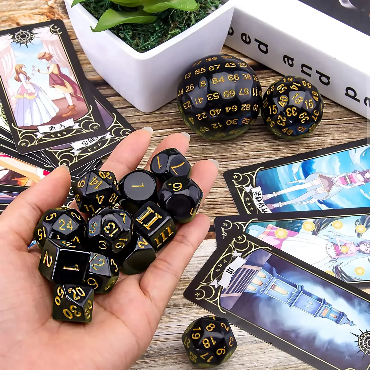 Polyhedral Dice Set 15Pcs