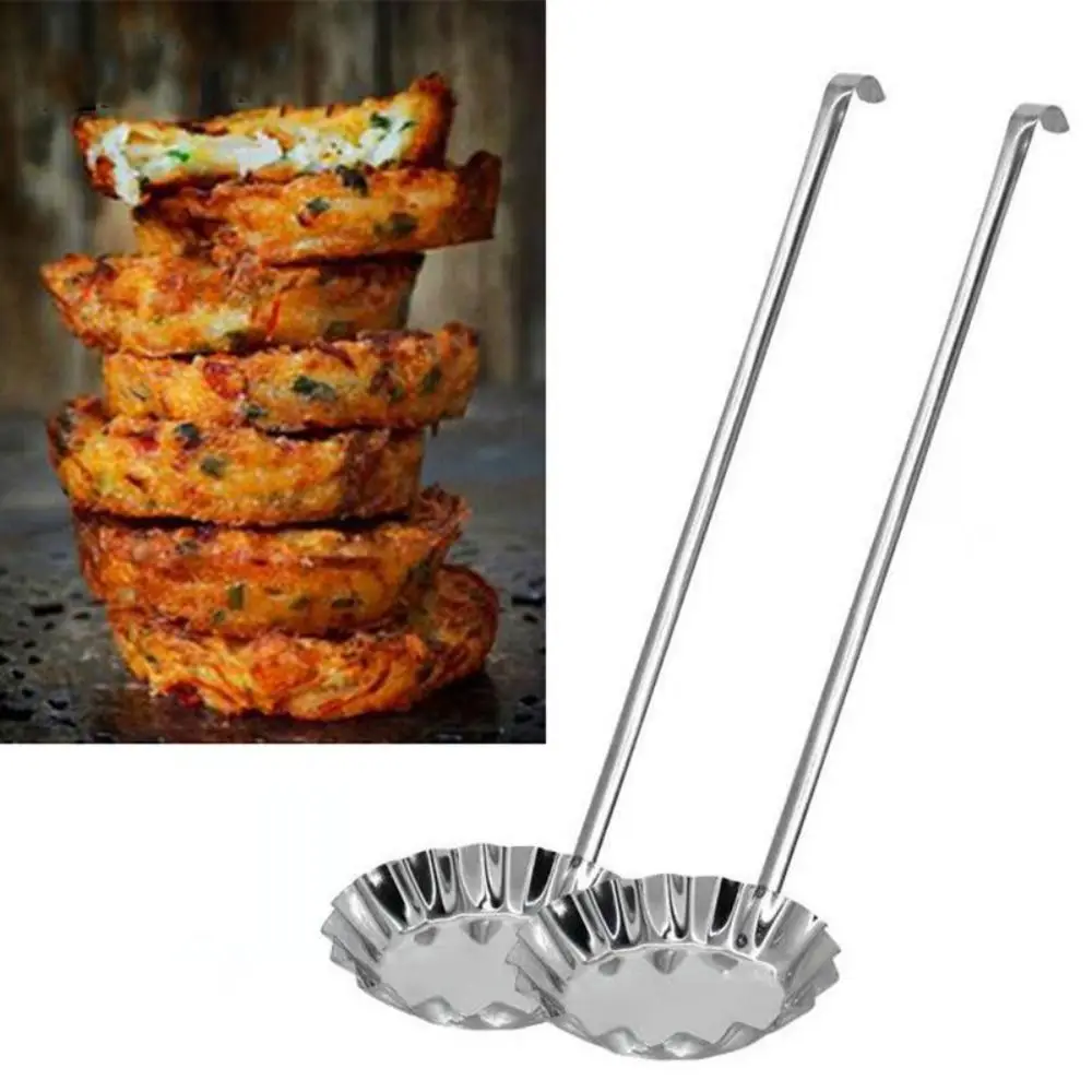 

Kitchen Stainless Steel Long Handle Fried Food Serving Spoon Meatball Spoon Ball Maker Meat Pie Scoop