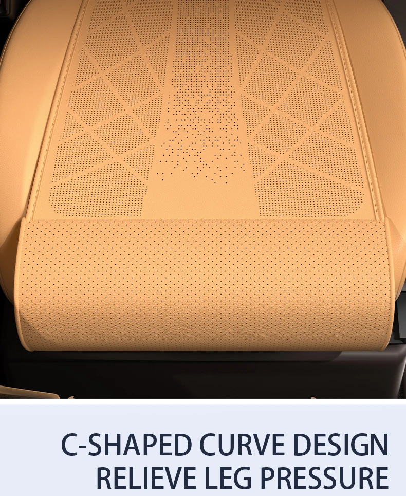 For DENZA D9 Extended leg rest seat cover Comfortable and breathable leg support