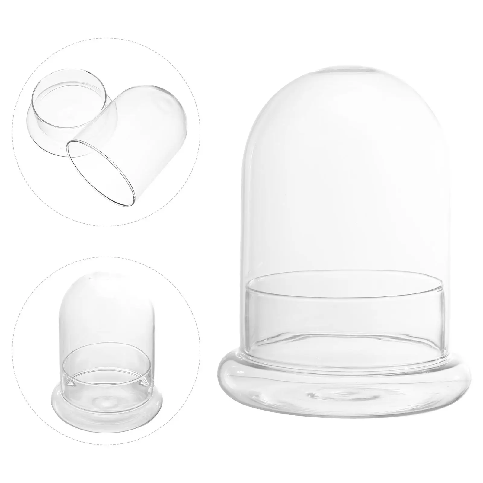 Moss Micro Landscape Bottle Display Cabinets Glasses Borosilicate Flower Pots 2