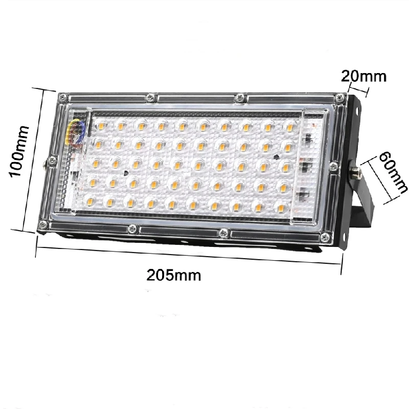 

36W 50W 100W LED Flood Light 110V 220V Waterproof IP65 Outdoor Lighting Reflector Projecteur LED Floodlight Exterieur Spotlight