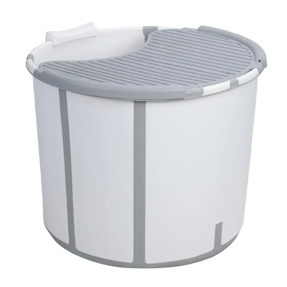 31 Cylinder Foldable Bathtub for Adult Large Collapsible Tub Freestanding Surround Collapsible Tub Effortless Folding Bathtub 2