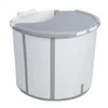 31 Cylinder Foldable Bathtub for Adult Large Collapsible Tub Freestanding Surround Collapsible Tub Effortless Folding Bathtub 2
