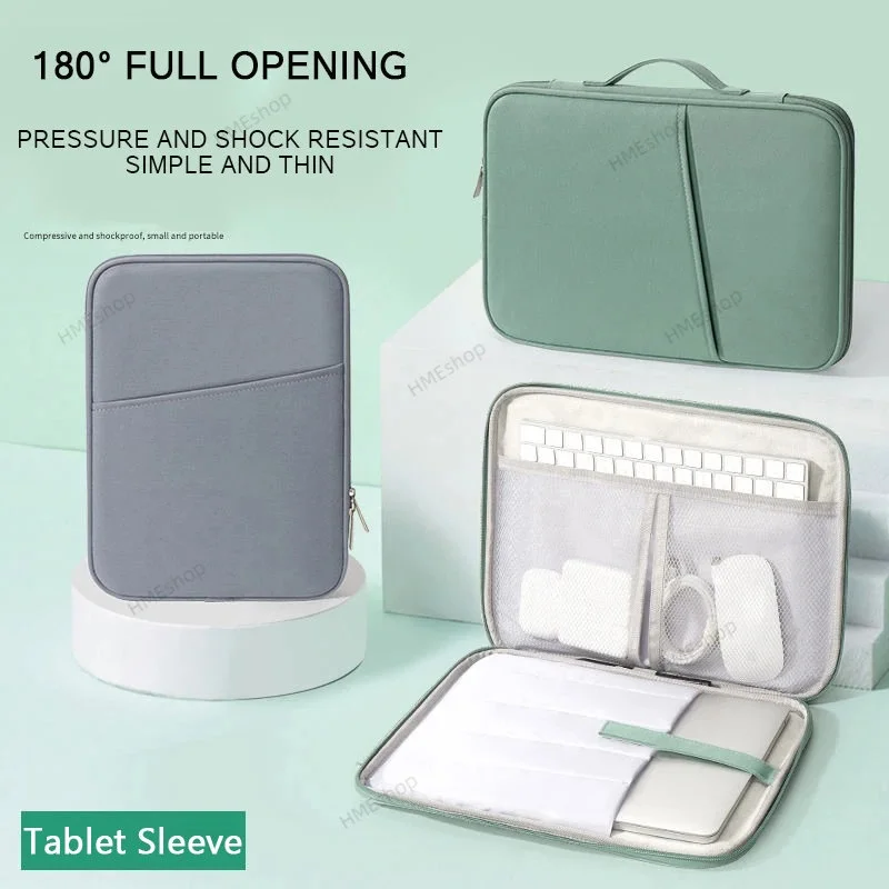 

for OPPO Pad 11 2022 Multi-function Handbag for OPPO Pad Air 10.36 Inch Pouch Shockproof Large Capacity Tablet Sleeve Case