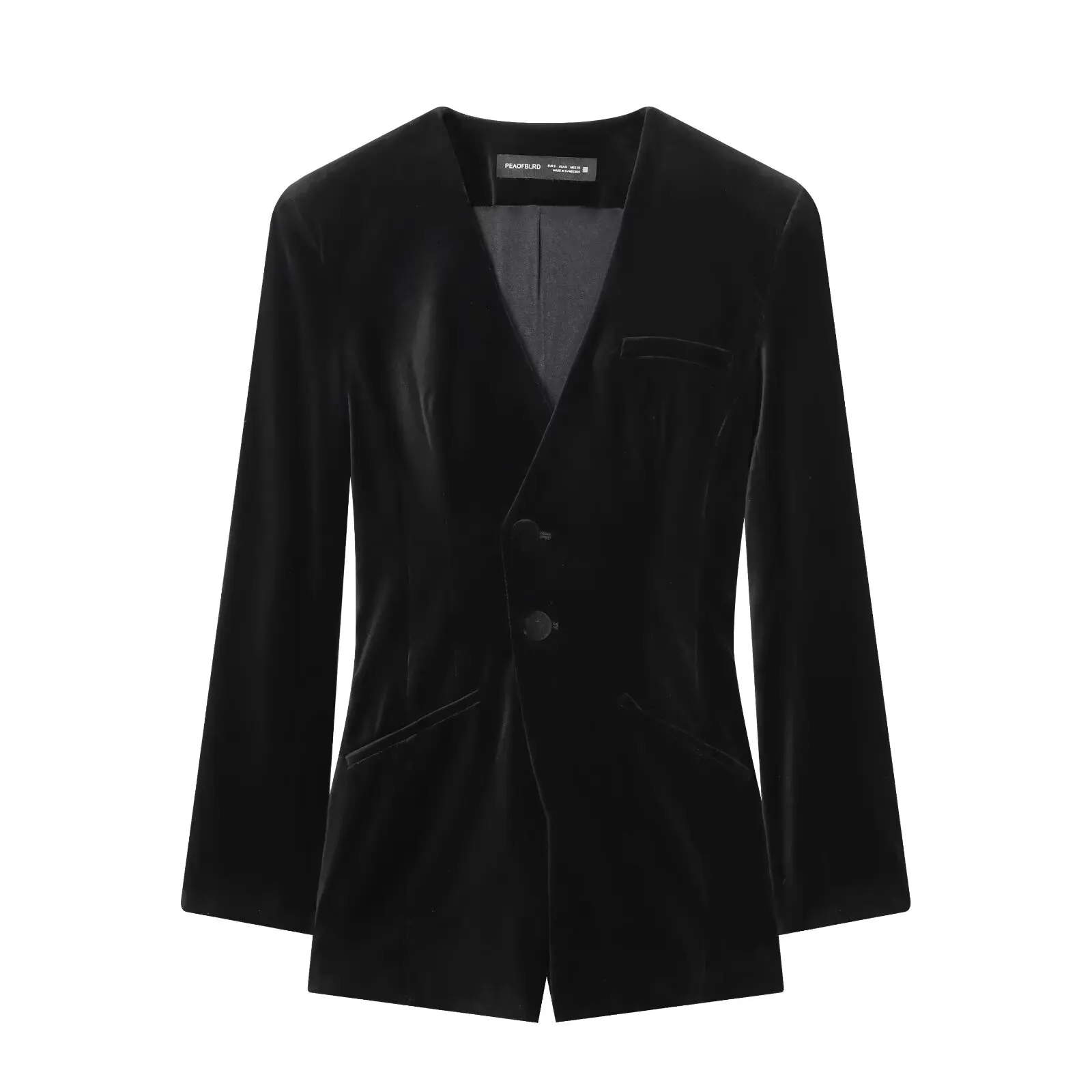 Women Suit Short Jumpsuit Elegant Solid Blazer V-Neck Slim Long Sleeve Bodysuit Streetwear Female Flat Velvet Rompers New