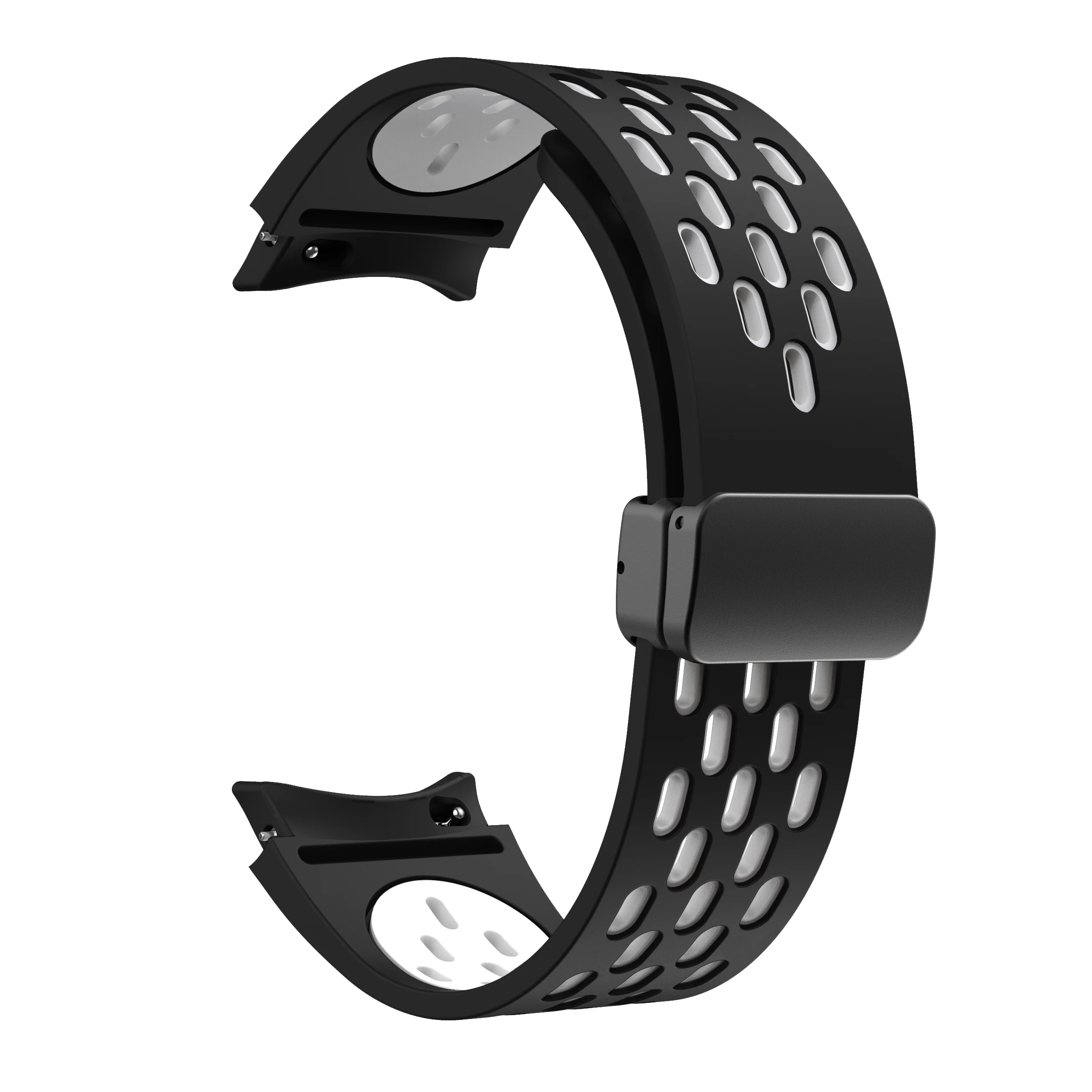 Magnetic Buckle Silicone Strap with Seamless Design