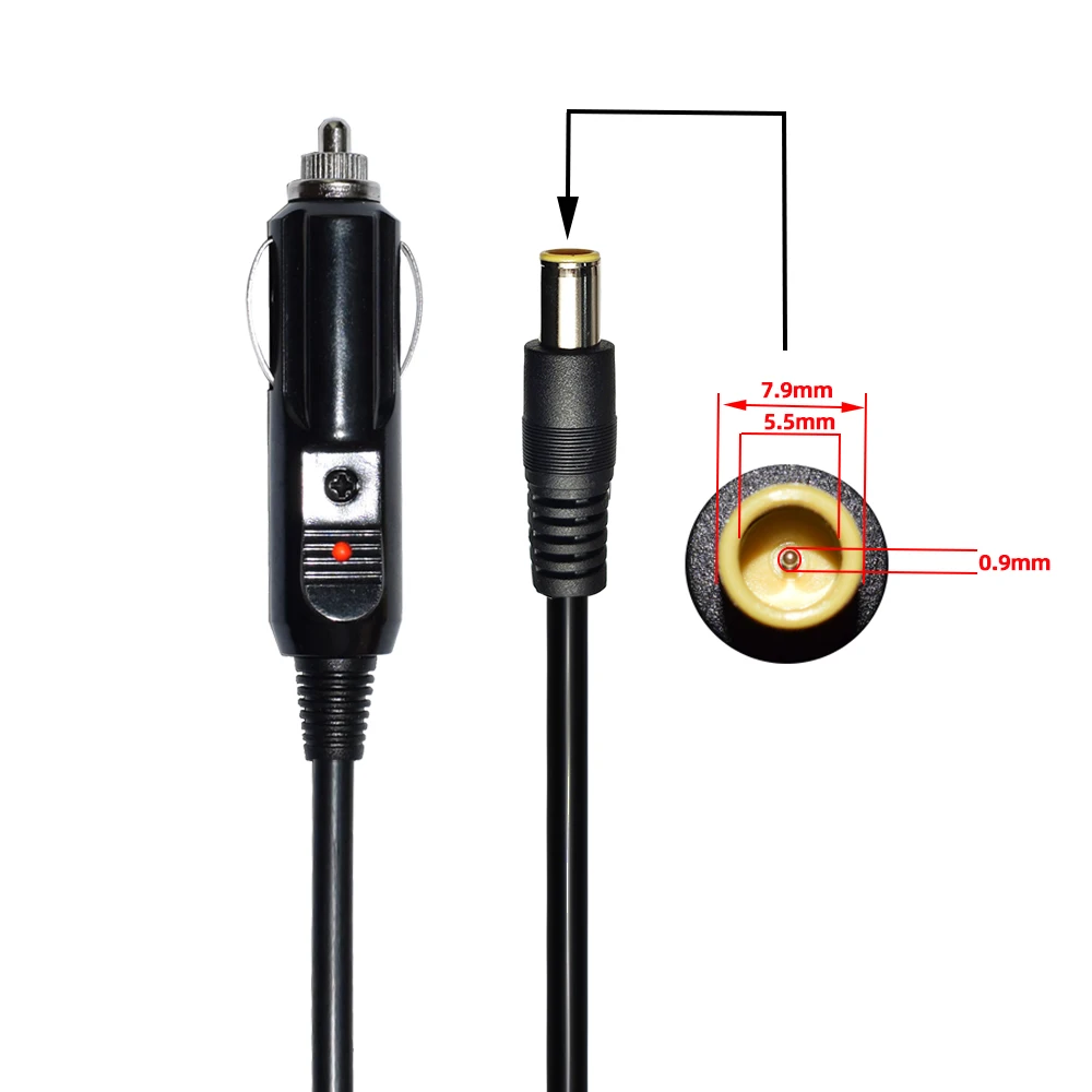 Car Charger Cable DC 8mm Car Charger Cable