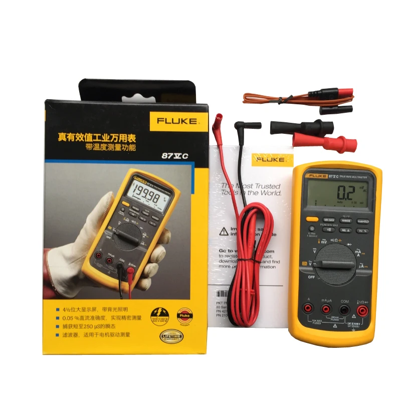 Écran LCD De Remplacement Pour Multimètre Fluke 87VC / 87-V/C - Kit écran + Bandes Conductrices - Neuf - Compatible