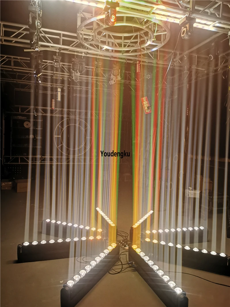 2 pieces 10x40w rgbw dmx led beam moving head bar light Party Dj stage led movin