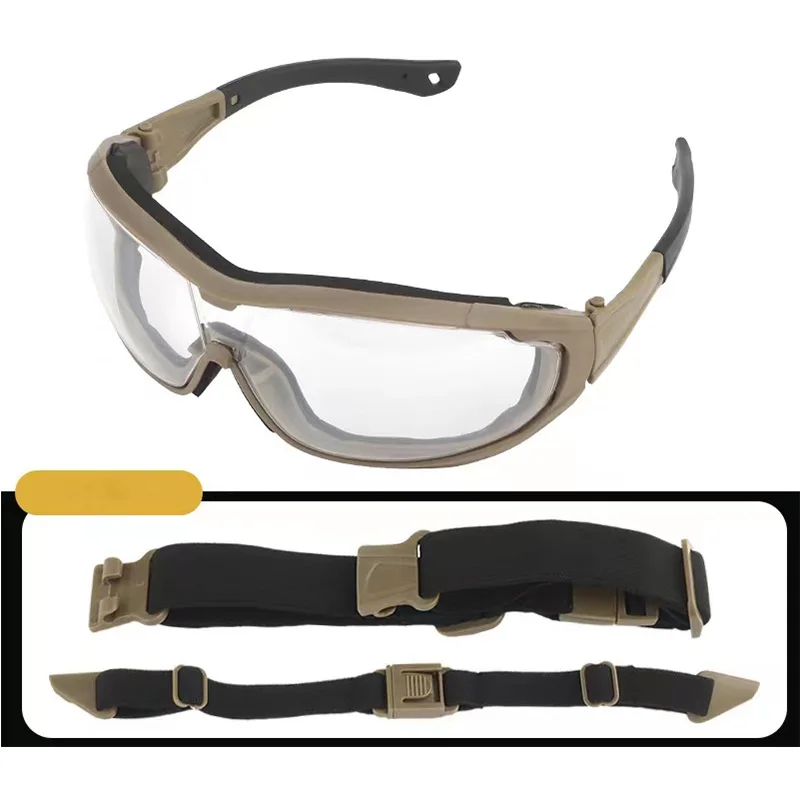 Airsoft Glasses Windproof Sunglasses Goggles Air Gun Color Bullet