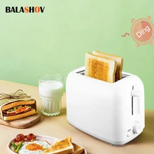 

Mini Electric Toaster Automatic Breakfast Bread Baking Machine With Removable Crumb Tray Toasters Cooking Appliances EU Plug