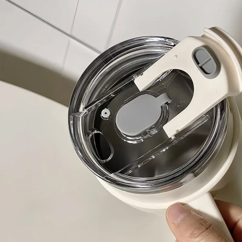 Stainless Steel Insulated Water Bottle with Straw for Hot and Cold Drinks