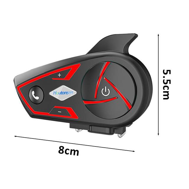 Motorcycle Helmet Headset Cycling Accessories Noise Cancellation for Full Face Helmet Motorbike Intercom Communication System