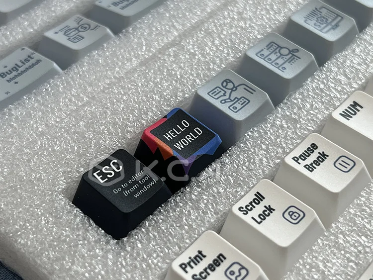 Lados Dye Subbed Keycaps, Cherry Perfil Keycap