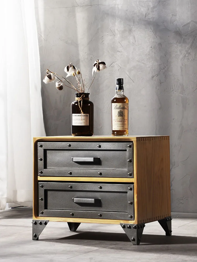 

Modern Nightstands Bedroom Furniture Wooden Bedside Table Multifunction Coffee Tables Lockers Living Room Furniture Side Table