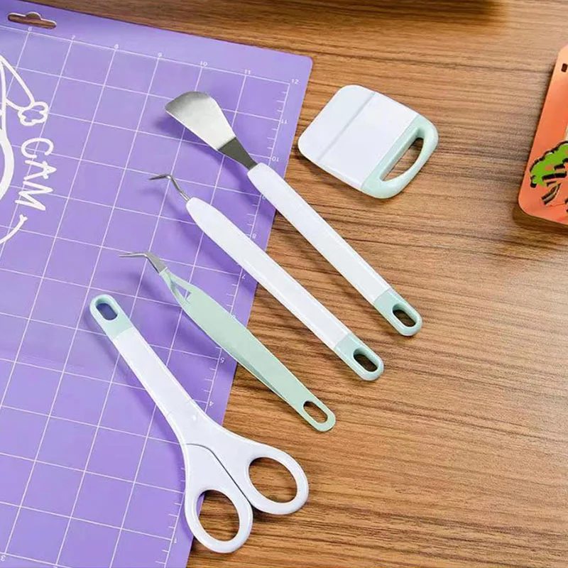 Fromtheon 조각 키트 스티커 절단 도구 가위 트위저, DIY 수제 종이 절단 도구, 사무실 문구 용품