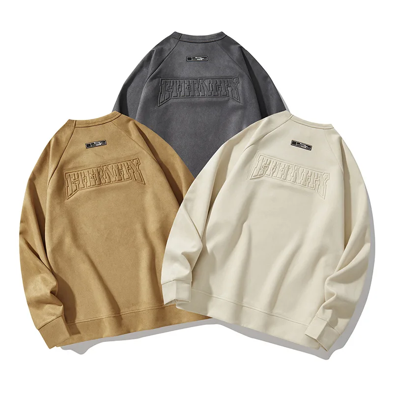 Men Sweatshirts 2022 New Spring And Autumn Fashion Male Coat Teenager Boy Stereoscopic Letter Korean Industrial Style H25