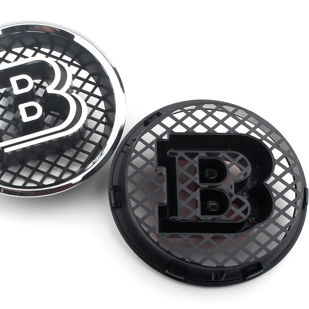 18.5cm Front Grille B Badge Emblem Logo For Mercedes benz BRABUS