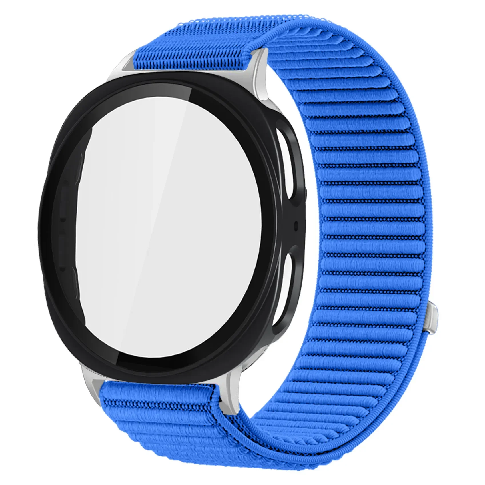 Premium Tempered Glass Case with Nylon Loop Strap - Elegant Protection