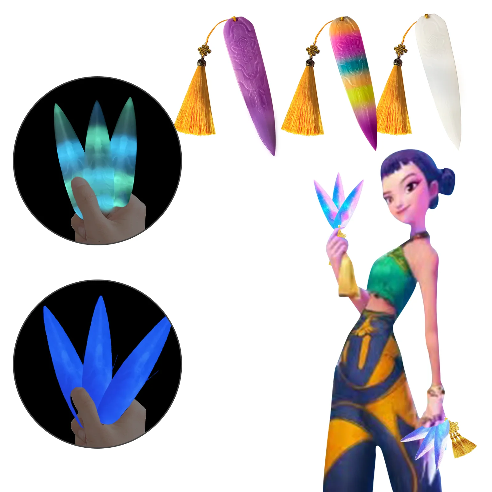 Demon Hunters Kpop Zoey Cosplay Dart Weapons for Girl Group Idol