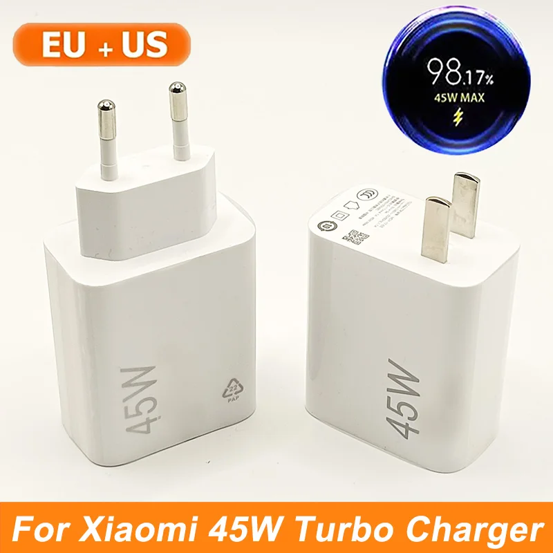 Xiaomi 45W Turbo Fast Charge Adapter with 6A Type C Cable
