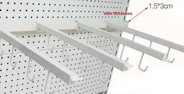 20 Stück 10 cm RHS verzinkte Eisenhaken, Metallhaken für Supermarktregale, Schmuckhalter, Warenhalter, Präsentationshaken – Detail 1