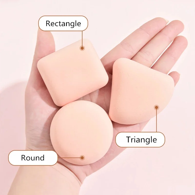 

Makeup Sponge Blender Soft Cosmetics Puff Air-Cushion Concealer Foundation Powder Sponge Wet Dry Dual Use Sponge Smooth Puff