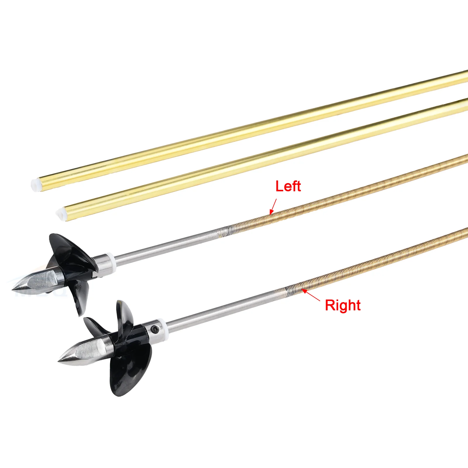 Aileron de bateau RC L400mm avec finition lisse, idéal comme pièce de rechange pour améliorer la maniabilité du modèle télécommandé.