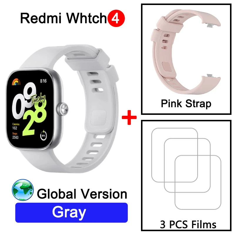 Gray N Pink Strap