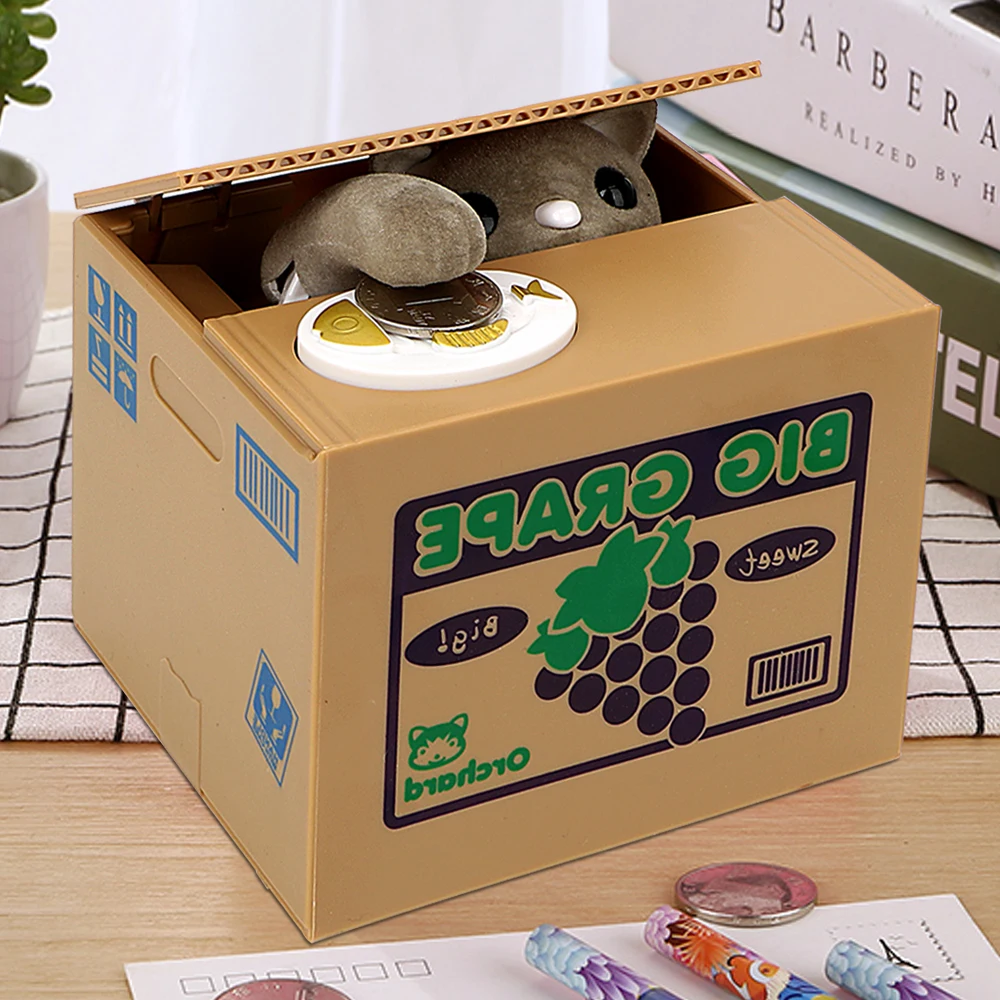 Elektronische spaarpot panda design muntbox voor kinderen_voghion.com