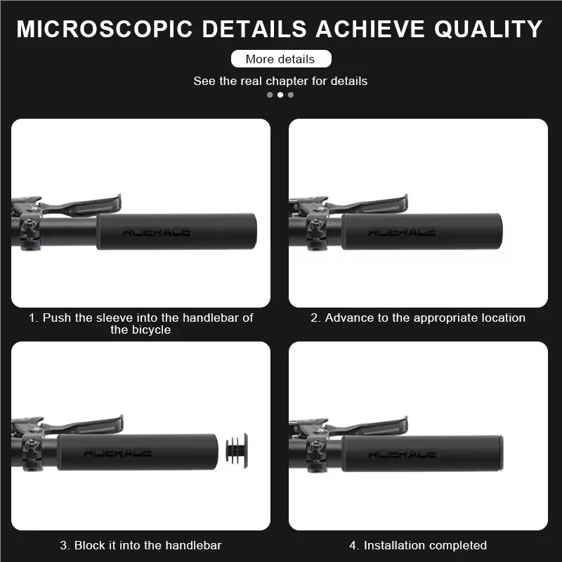 Bicycle Grips For MTB Mountain Bike Handlebar Cover Anti-skid Shock-absorbing Scooter Road Cycling Silicone Sponge Soft