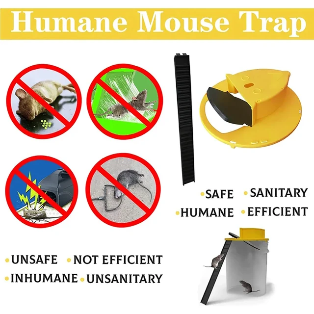 RinneTraps - | Flip N Slide Bucket Lid Mouse Trap | As Seen on /TV