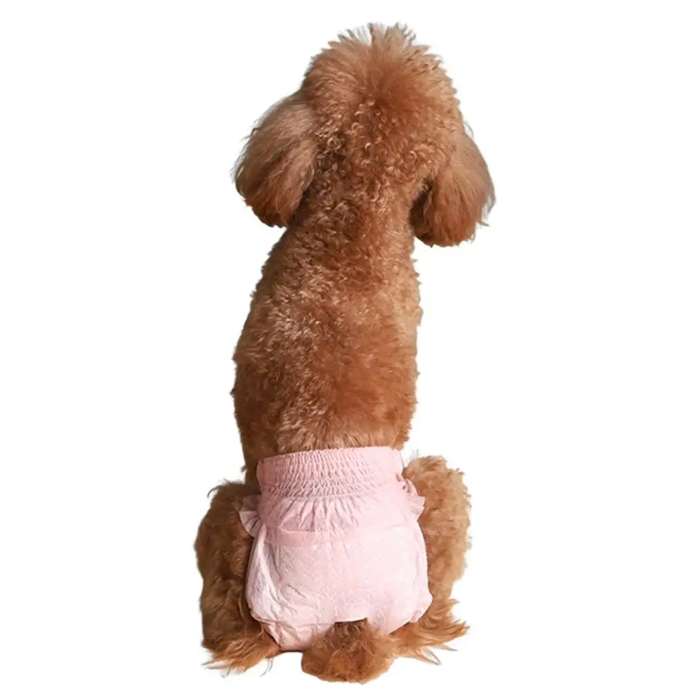 Title 6, 10Pcs Stretchy Dog Diapers With Tail Hole Super...