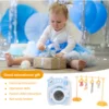 Mini Cloth Washer Figurine Washing Machine Puzzle Housework Training Toys Twerking 3