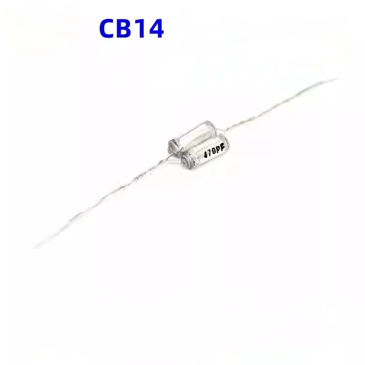 1pcs CB14 Double body axial aluminum foil film capacitor 100V 91PF 100PF 150PF 200PF 270PF 300PF 330PF 470PF 510PF~10000pf &plusmn;0.5%