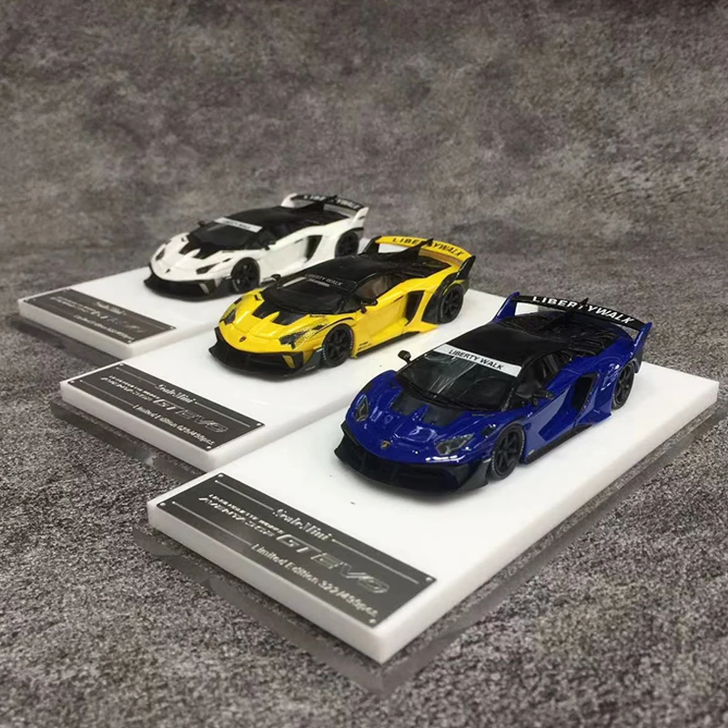 

ScaleMini 1:64 Model Car GT EVO Wide Body Resin Sport Vehicle-3 Colors