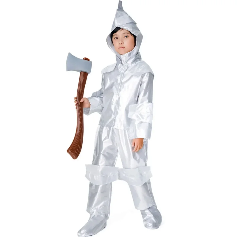

Halloween Cosplay Tin Man Boy Performance Costume