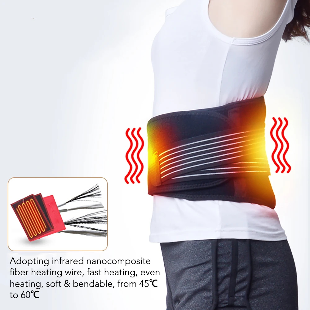 Ceinture De Massage Amincissante - 5 Modes De Vibration, Chauffante, Réglable Jusqu'à 140cm (Muscles Abdominaux)