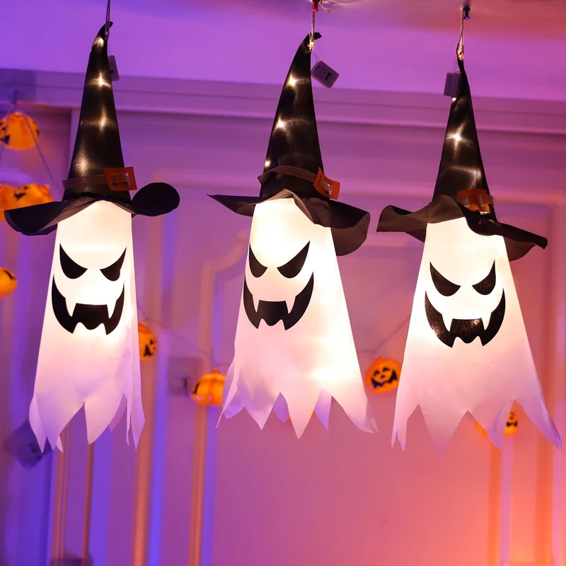 Halloween Decoration Halloween Party Ghost Hanging Ornaments Horror Party Glow in the Dark Halloween Decoration Day of The Dead