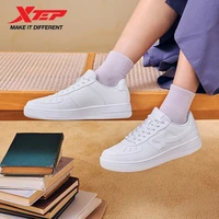 Chaussures de sport blanches Xtep pour femme, printemps 2026, polyvalentes, tendance, décontractées, à semelle épaisse, rehaussantes, pour couples, 874118319851 1
