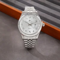 Fashion Men's Watches Date High-end Luxury Casual Sport Clock Classic Business Quartz Male Stainless Steel Wristwatches 4